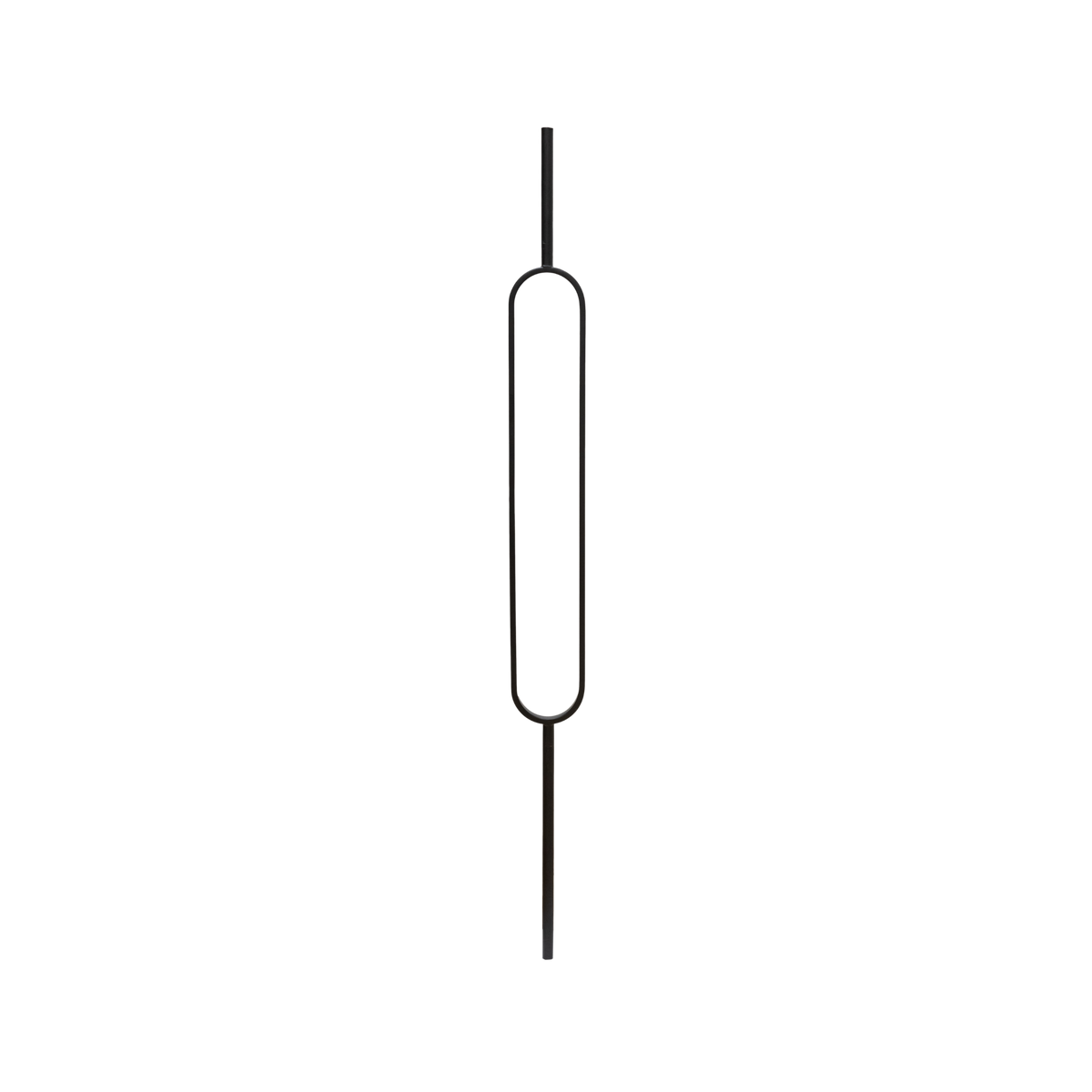 Flat Oval Round Baluster (5/8" x 44") 8506
