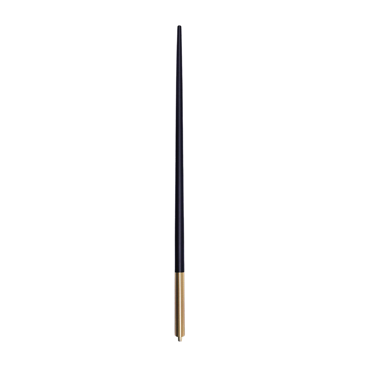 M5040-BB Candlestick Iron Baluster – Black with Brass Base – Singh ...