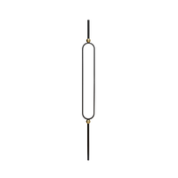 Flat Oval Round Baluster (5/8" x 44") 8506