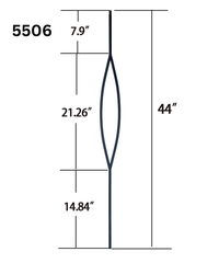 Teardrop 5506 (1/2" x 44")