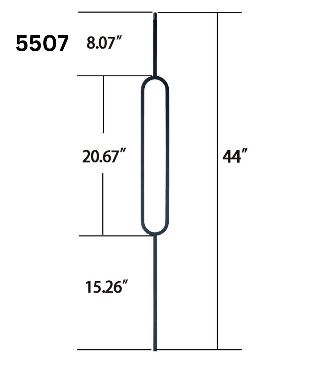 Oval 5507 (1/2" x 44")
