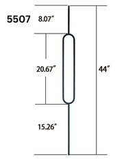 Oval 5507 (1/2" x 44")