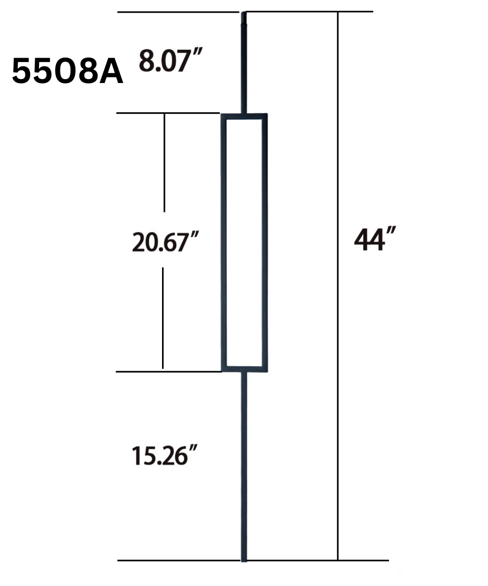 Single Rectangle 5508A (1/2" x 44")