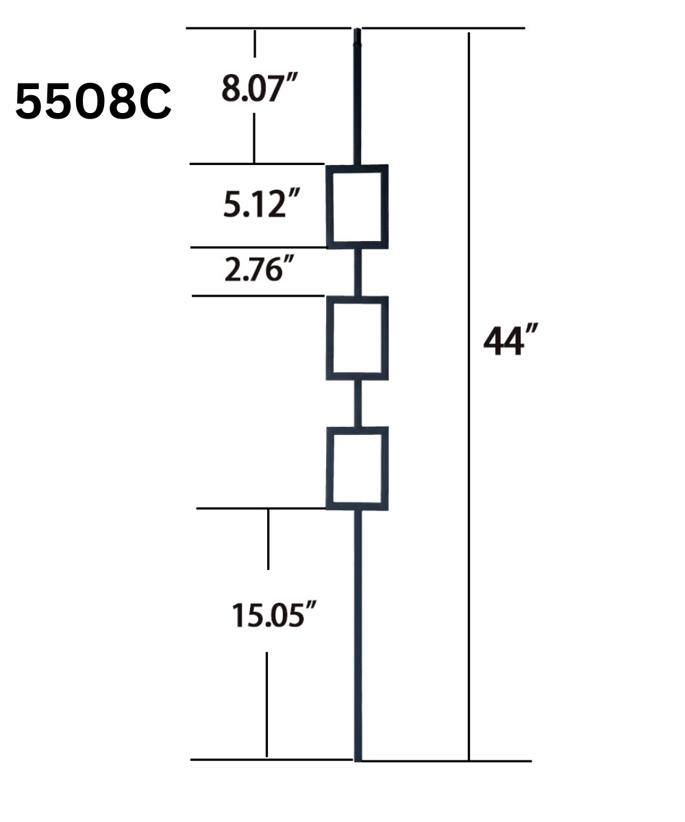 Triple Rectangle 5508C (1/2" x 44")