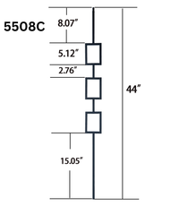 Triple Rectangle 5508C (1/2" x 44")