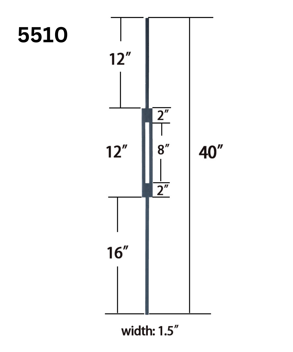 Mini Rectangle 5510 (1/2" x 40")