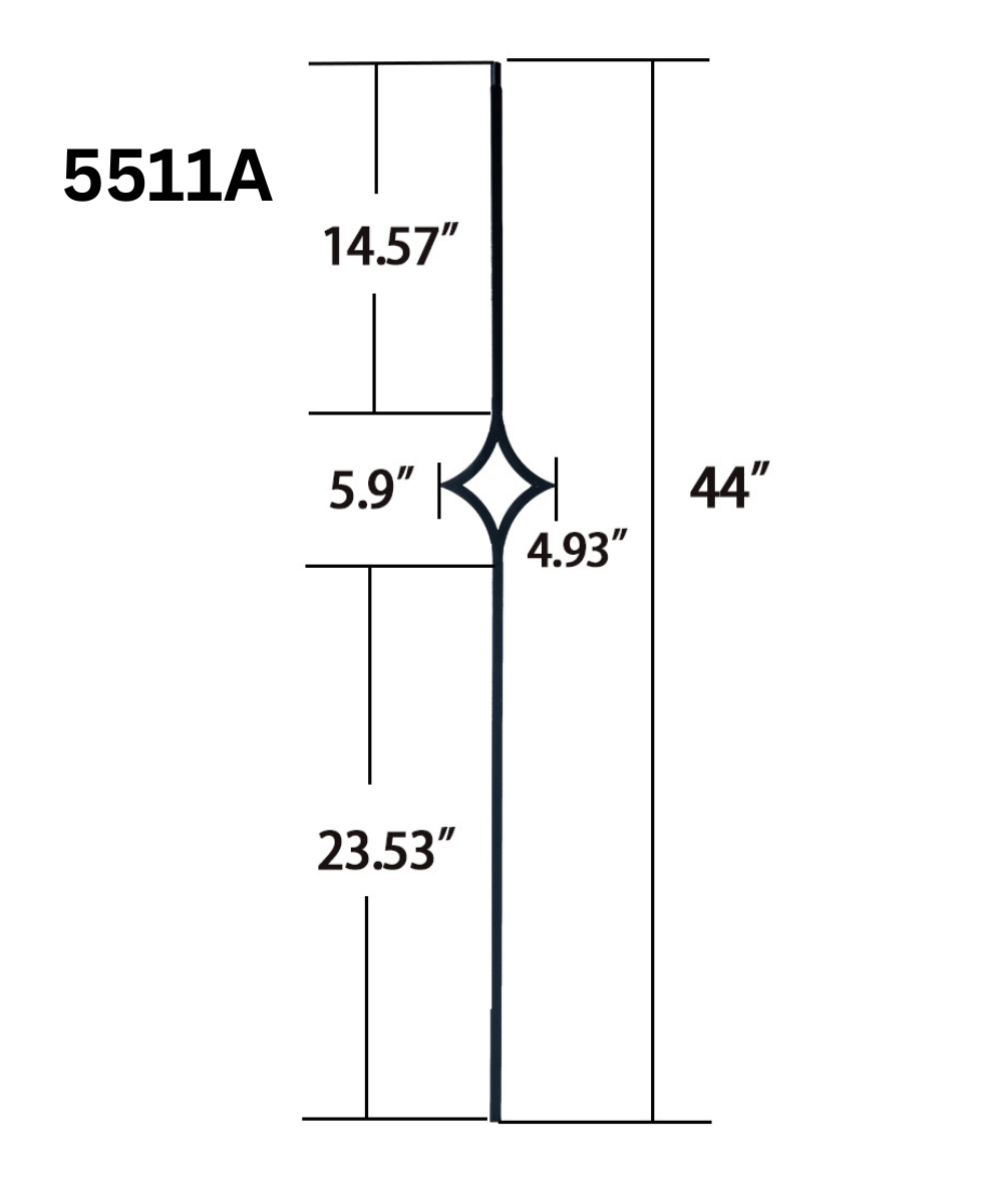 Single Diamond 5511A (1/2" x 44")