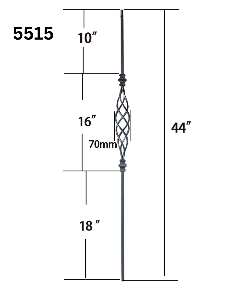 Long Basket 5515 (1/2" x 44")