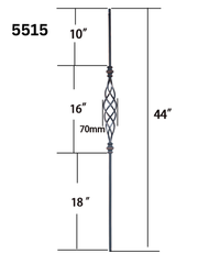 Long Basket 5515 (1/2" x 44")