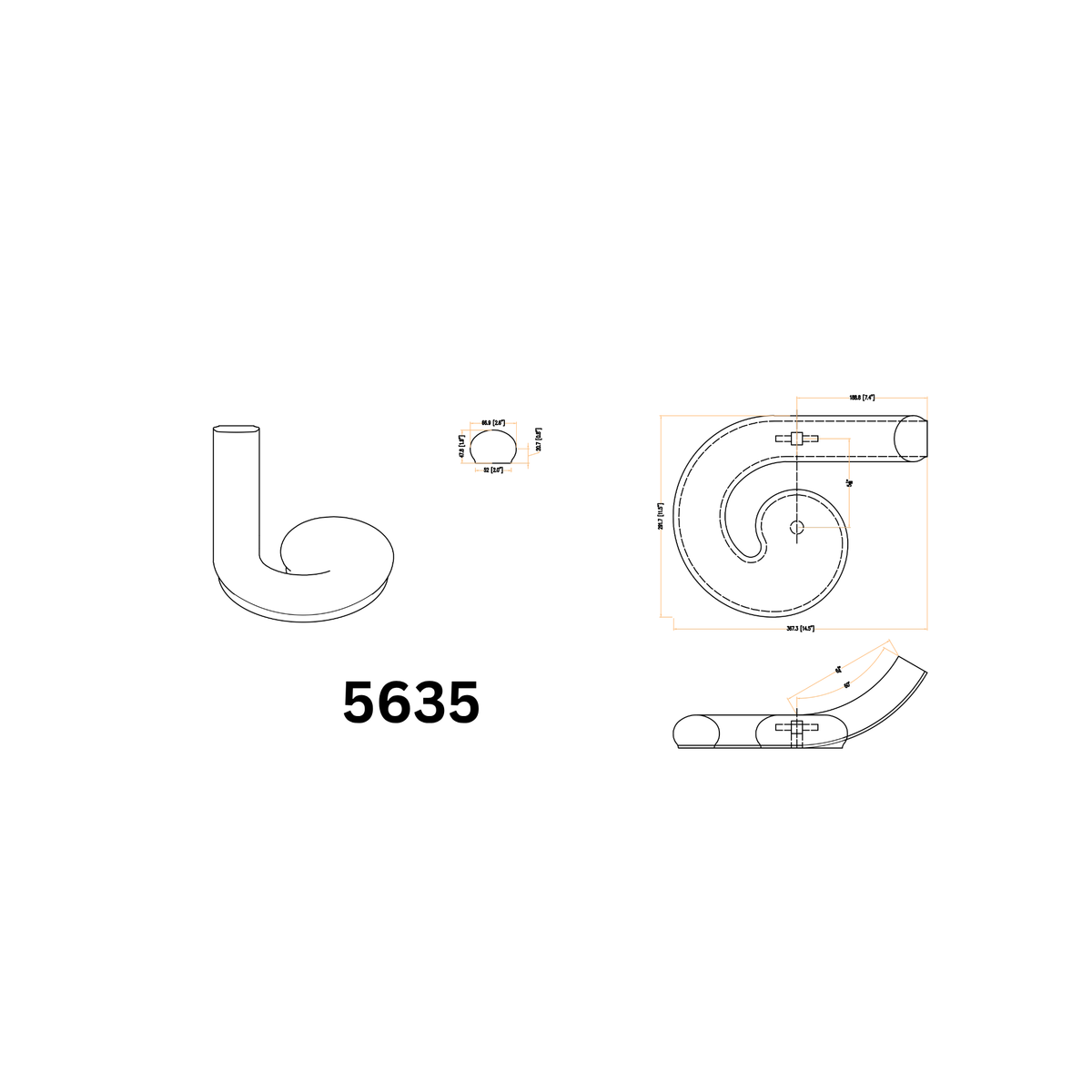 5635 Right Hand Volute