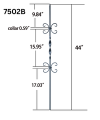 Double Butterfly Single Ribbon 7502B (1/2" x 44")