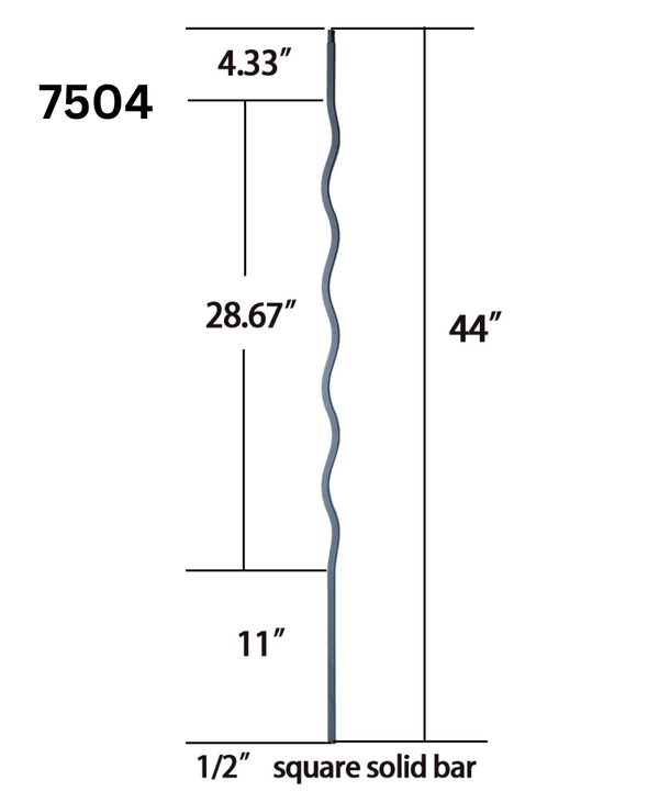 Wave 7504 (1/2" x 44")