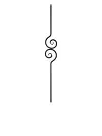 Double Scroll Solid 7505 (1/2" x 44")
