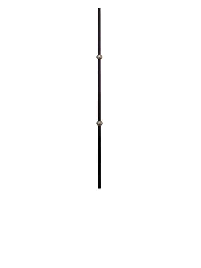 Double Ball Grey Round Bar 8503B (5/8" x 44")