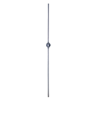 Solid Round Bar w/ Crystal Ball 8505 (9/16" x 44")