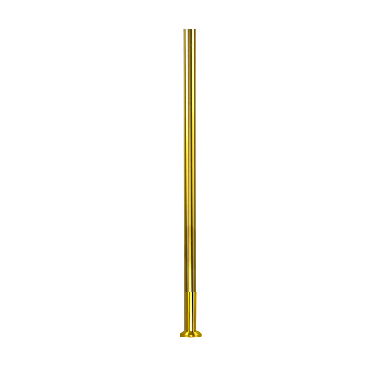 8550 1-3/16" x 48" Round Post w/ Base & Cap